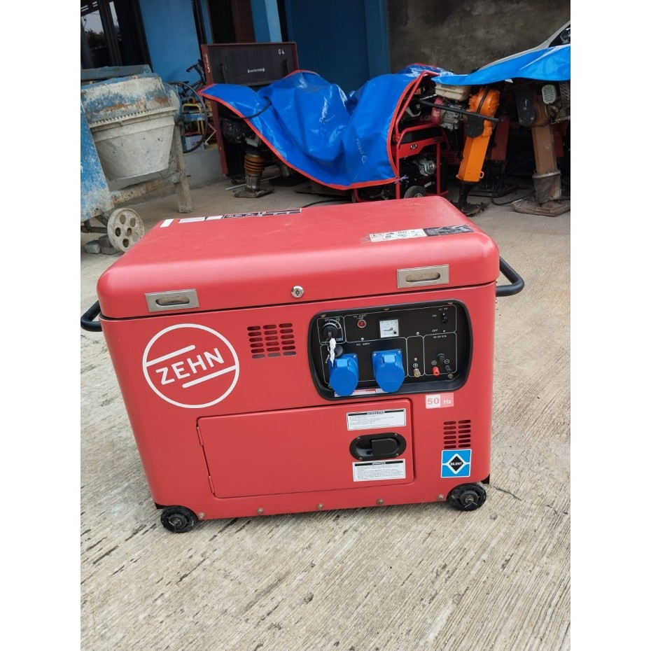 Jual Genset Silent Zehn 5KVA Kondisi Gress