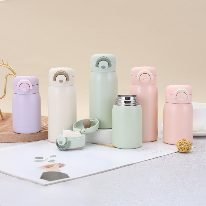 304 tumbler termos vacuum cup stainless steel Botol Minum Termos Mini Pantul 200ML Stainless Steel C