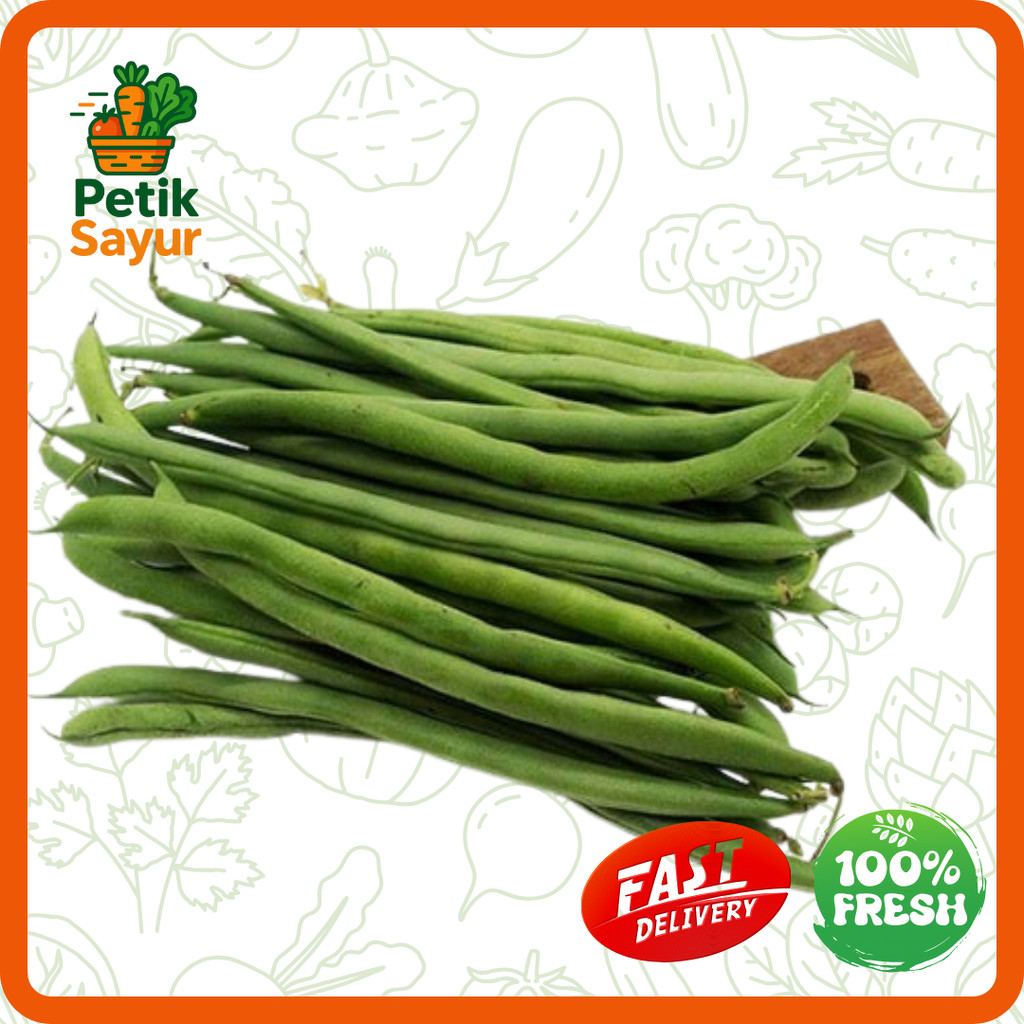 

Buncis Konvensional 250 gram PetikSayur
