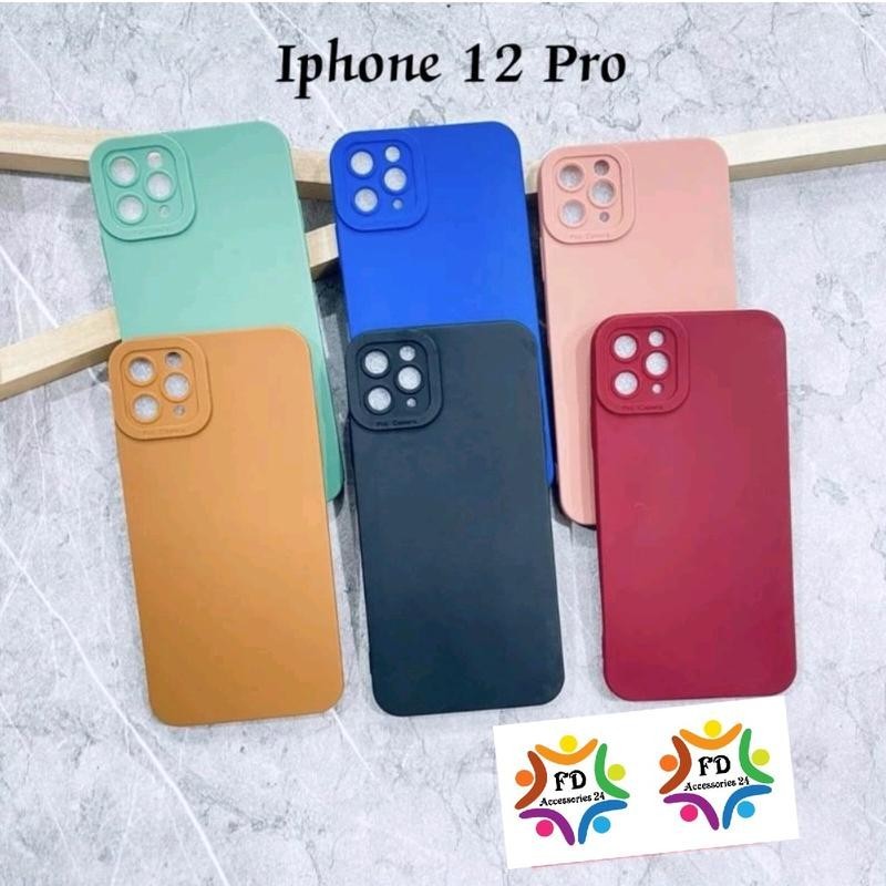 SoftCase Macaron Untuk Hp Iphone 12 Pro Tpu Procamera