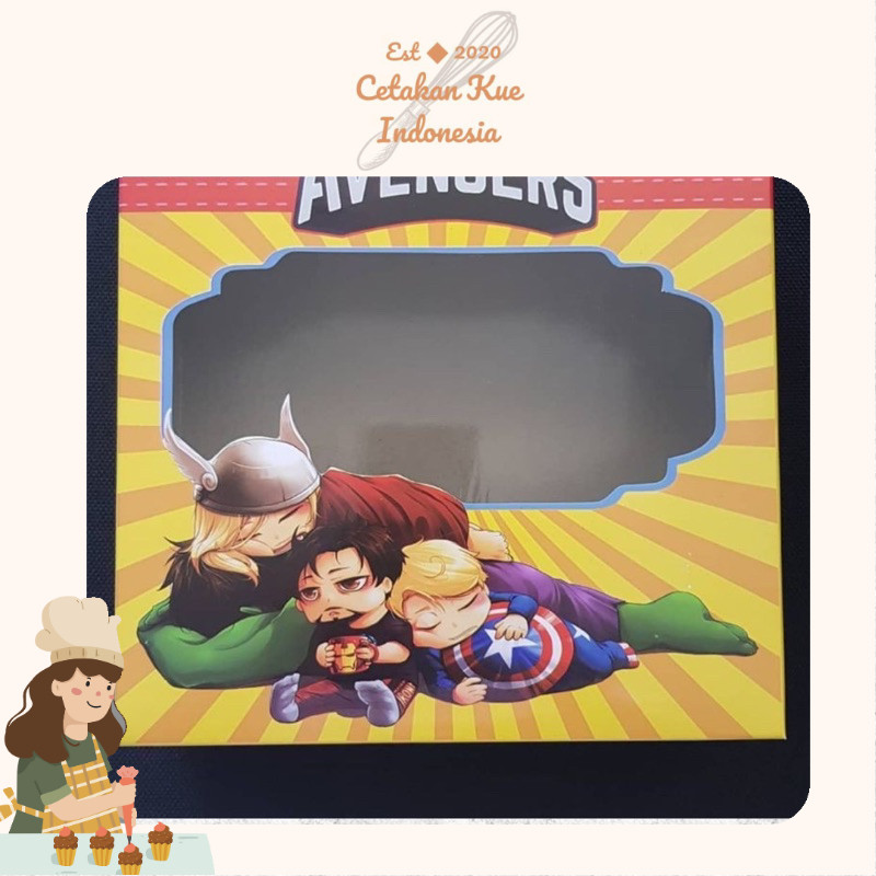 Dus Kue Dos Nasi Avengers Dus Ulang Tahun Anak