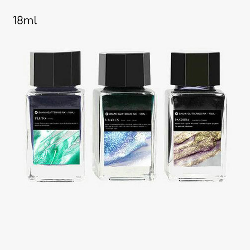 

Glitter Powder Color Ink 18ml Glass Dip Pen Ink Silver/Gold Powder Art Drawing Graffiti Ink Bottle For Crafting