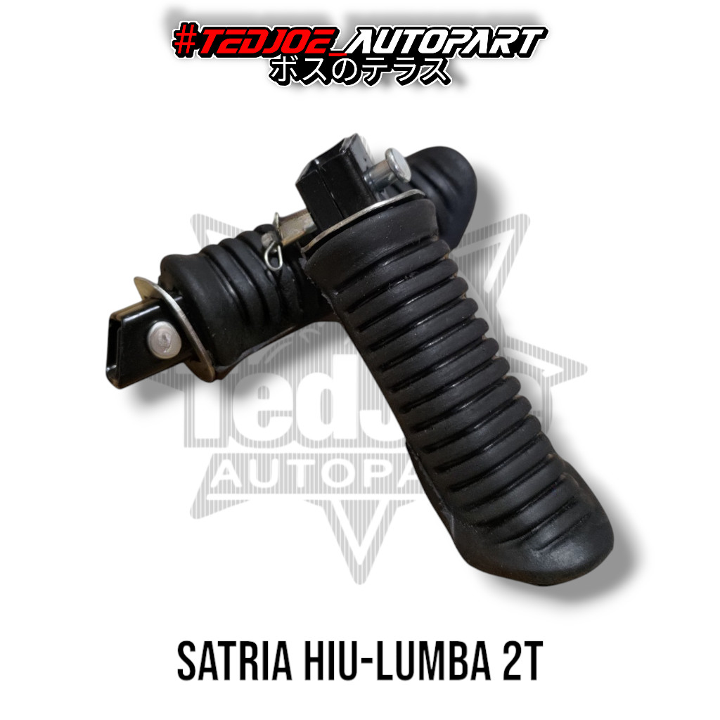Karet Step Belakang Suzuki Satria 2 Tak Hiu / Lumba | Pijakan Kaki Belakang Satria 2tak | Karet Foot