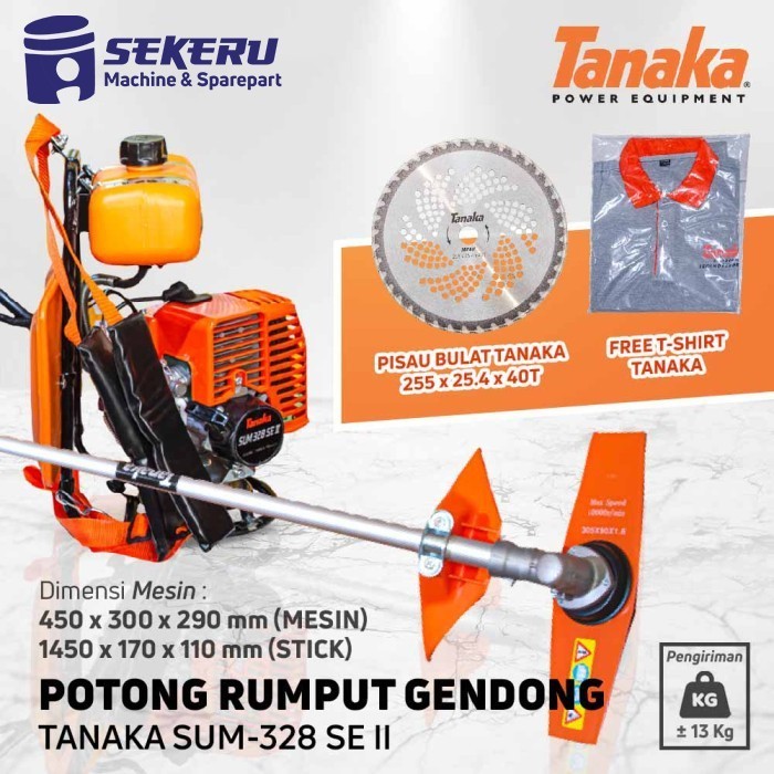 Mesin potong rumput Tanaka SUM 328 SE II TANAKA ASLI ORI