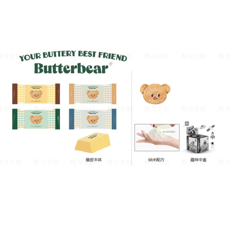 

Deli Butterbear Eraser NS037-B