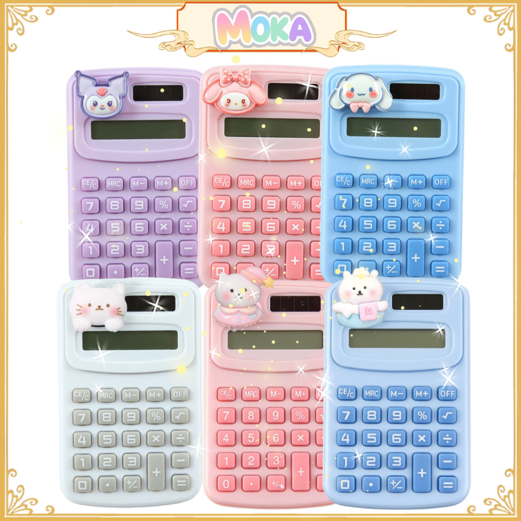 

MOKA Kalkulator Mini 8 Digit Dengan Karakter Boneka Lucu Kawaii MKP18