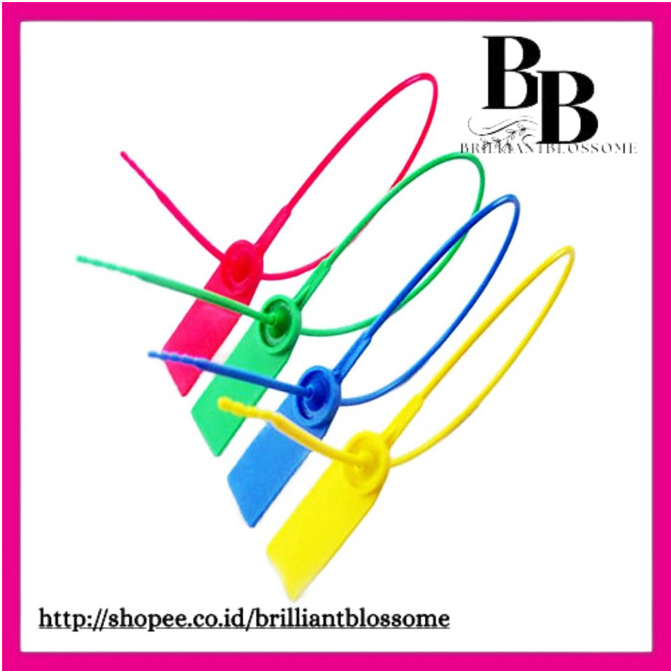 

20pcs Customized Plastic Seal Iron Sheet Cable Tie Tightening Security Wire 370mm Long Wholesale