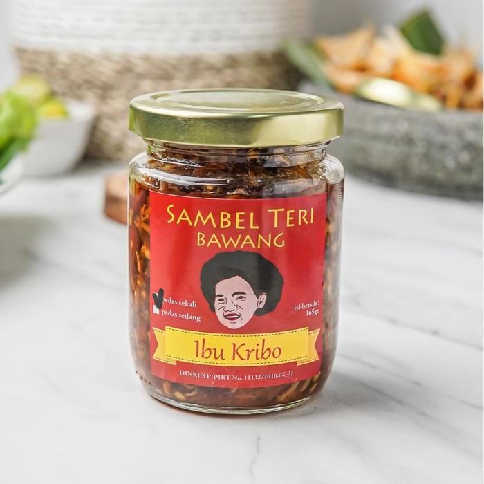 

SAMBEL TERI BAWANG Sambel Ibu Kribo - Pedas sedang