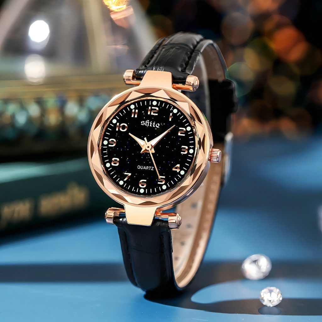 Pilih 2, diskon 50% Jam tangan wanita elegan original terbaru 2025, jam tangan rantai silver anti ai