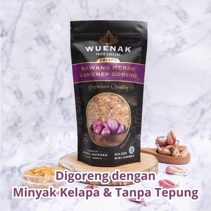 BAWANG GORENG SUMENEP WUENAK 350 g (Premium Quality/First Hand)