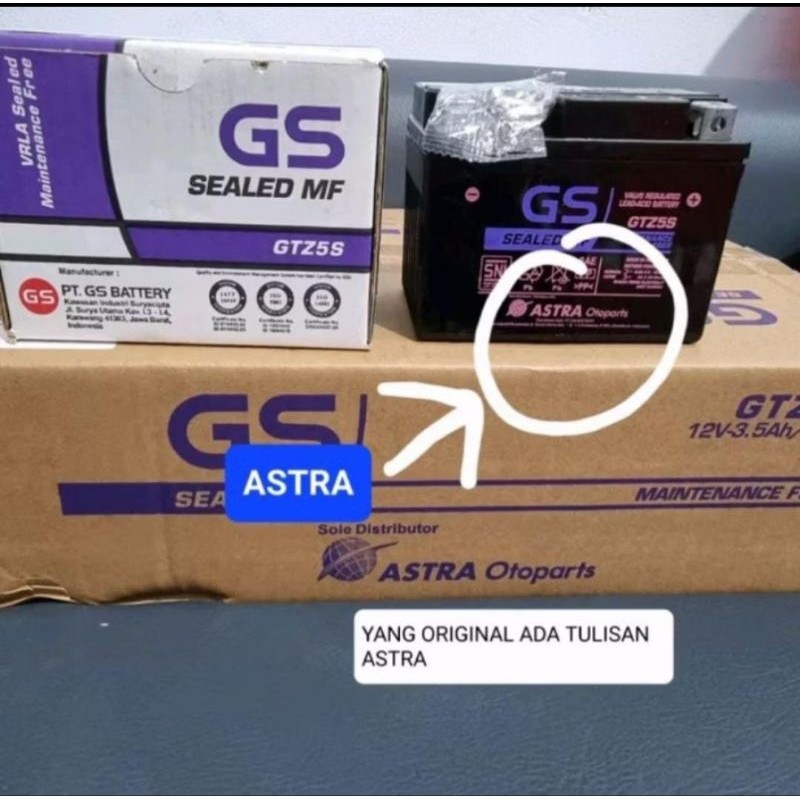 AKI MOTOR GS ASTRA GTZ5S  AKI MOTOR BEAT VARIO MIO AKI KERING