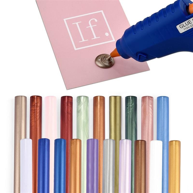 

13cm Long 5pc DIY Seal Wax Sticks For Melting Glue Gun Sealing Wax Sticks Wedding Party Invitation Sealing Wax For Fashion Gift
