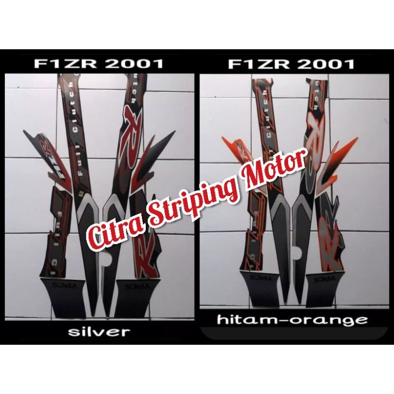 STICKER STRIPING LIS LES BODY MOTOR YAMAHA F1ZR 2001 FULL CLUTCH