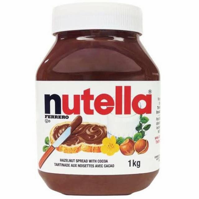 

New Arrival Selai Nutella spread 1 kg Nutella 1000 gram khusus gojek/grab