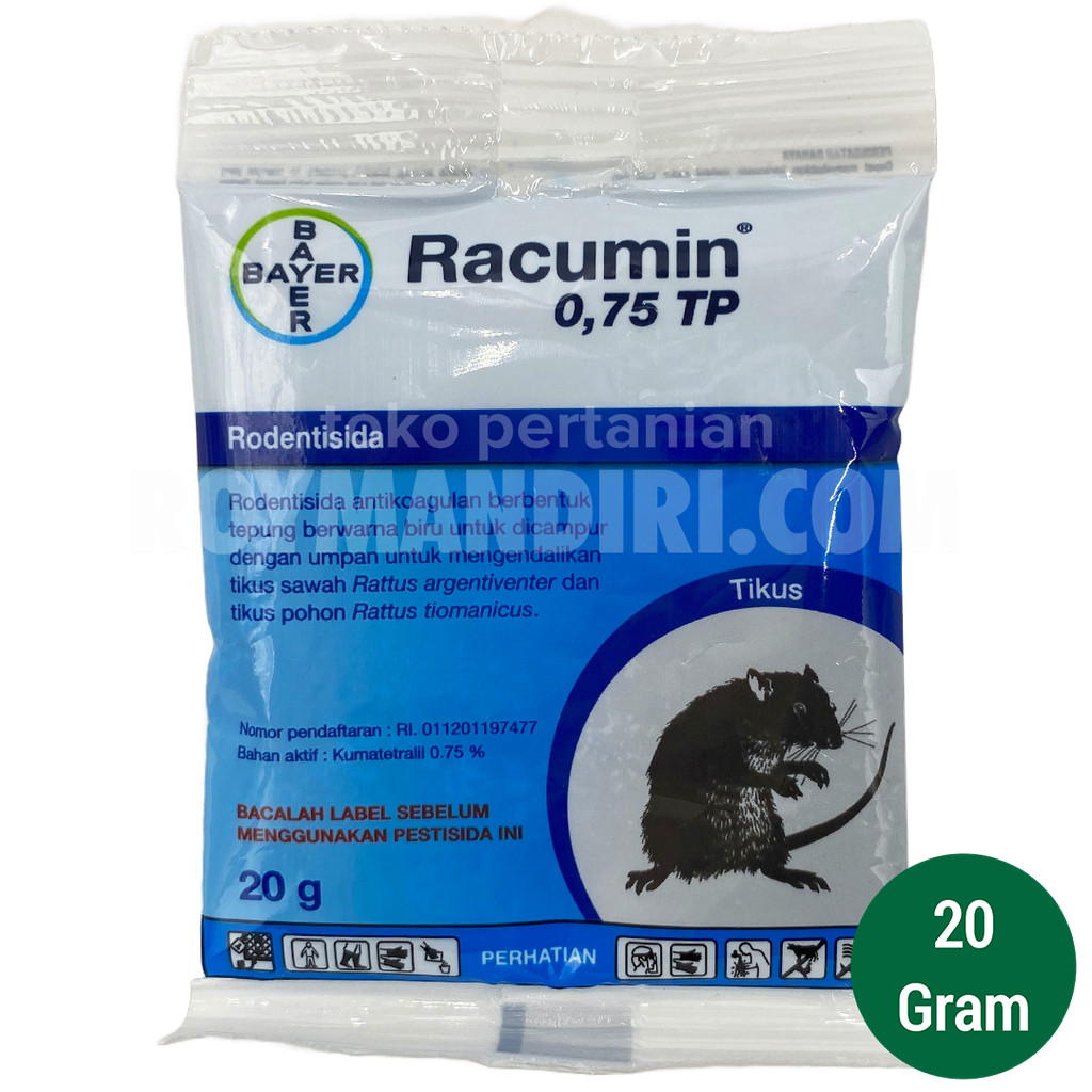 Rodentisida Racumin 0,75 TP @20 gram