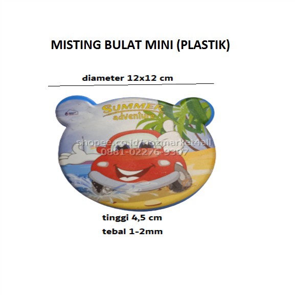 Misting Kecil Bentuk Bulat (Plastik)