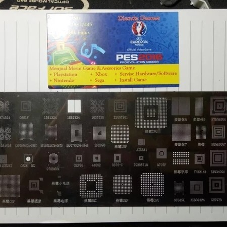 Cetakan Tensil Ic Kaca PS2