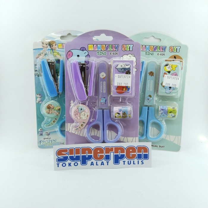 

Set Gunting Stapless Fancy