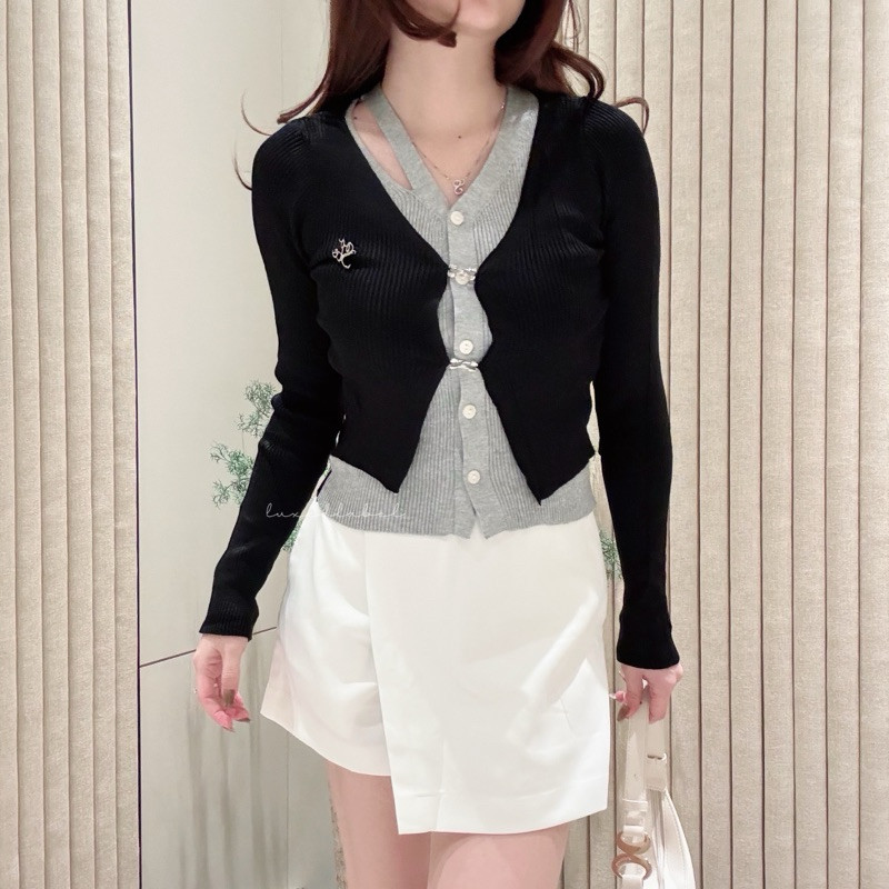 G31 TOP [ Atasan wanita  Atasan rajut lengan panjang rajut Kaos wanita Vest wanita Atasan Wanita Ata