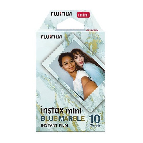 Fujifilm Instax mini Blue Marble / Bluemarble isi 10 Film Polaroid by Blezzystore