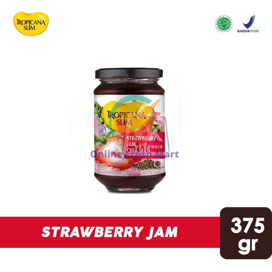 

Tropicana Slim Strawberry Jam With Cia Seed (375gr) - Online Fresh Mart Denpasar