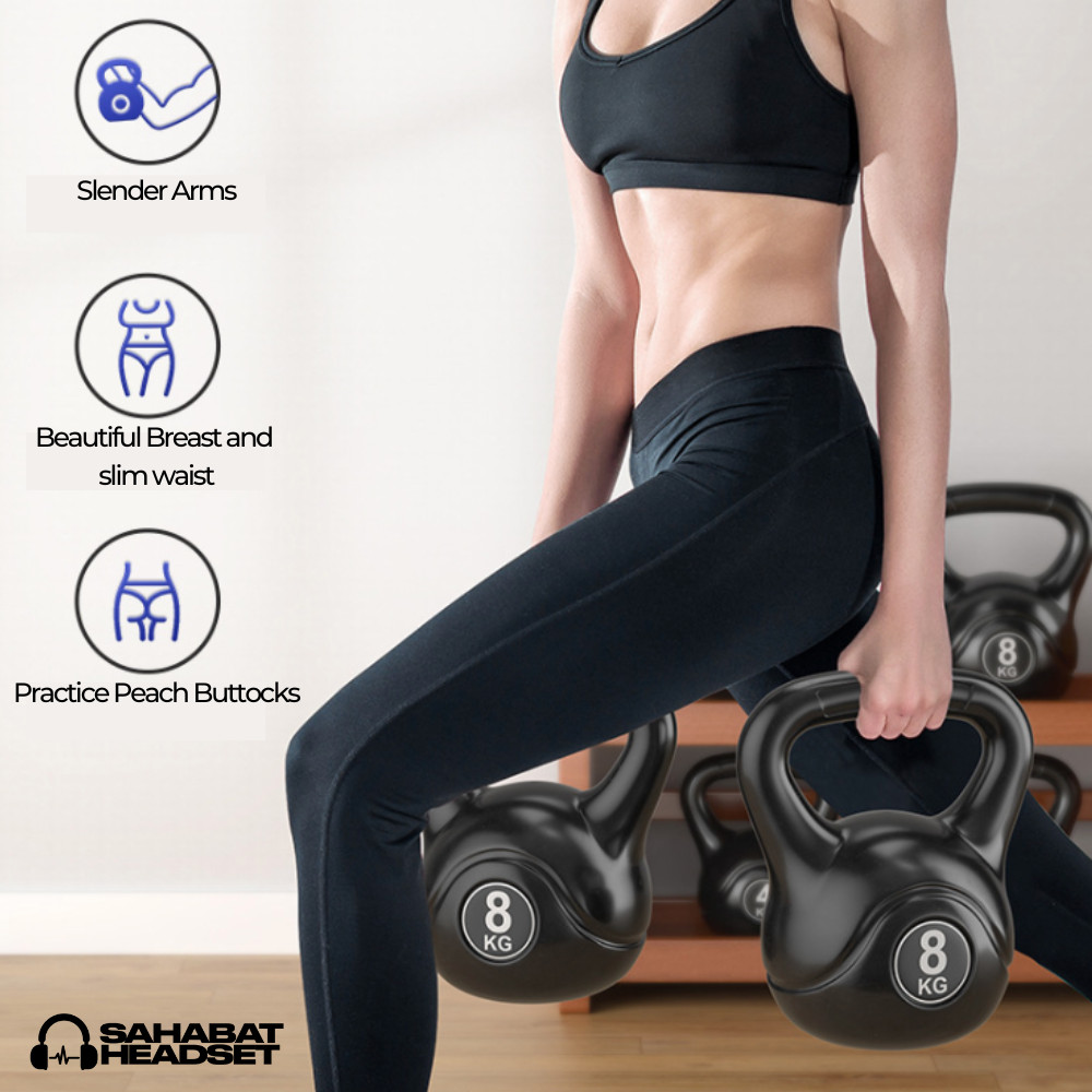 KettleBell 4 KG Barbell 4 KG/ Dumbell 4kg / Barbel 4kg / Dumbell 4kg Weight Lifting Barbel Dumbell 2