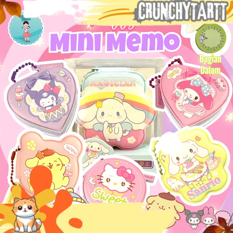 

TREND Memo Gantungan Sanrio Buku Memo Full Colour Kuromi Cinamonroll Cute Termurah/Notes papan jalan mini motif sanrio kuromi melody cinnamoroll/Buku Notebook Mini Sanrio/Notes Bubble motif sanrio kuromi melody cinnamoroll