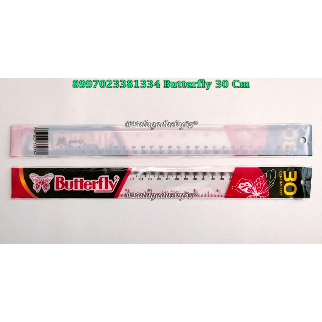 

(1 Biji) GROSIR Penggaris BUTTERFLY 30 Cm / Penggaris PVC Butterfly 30cm / Penggaris 30 Cm Butterfly