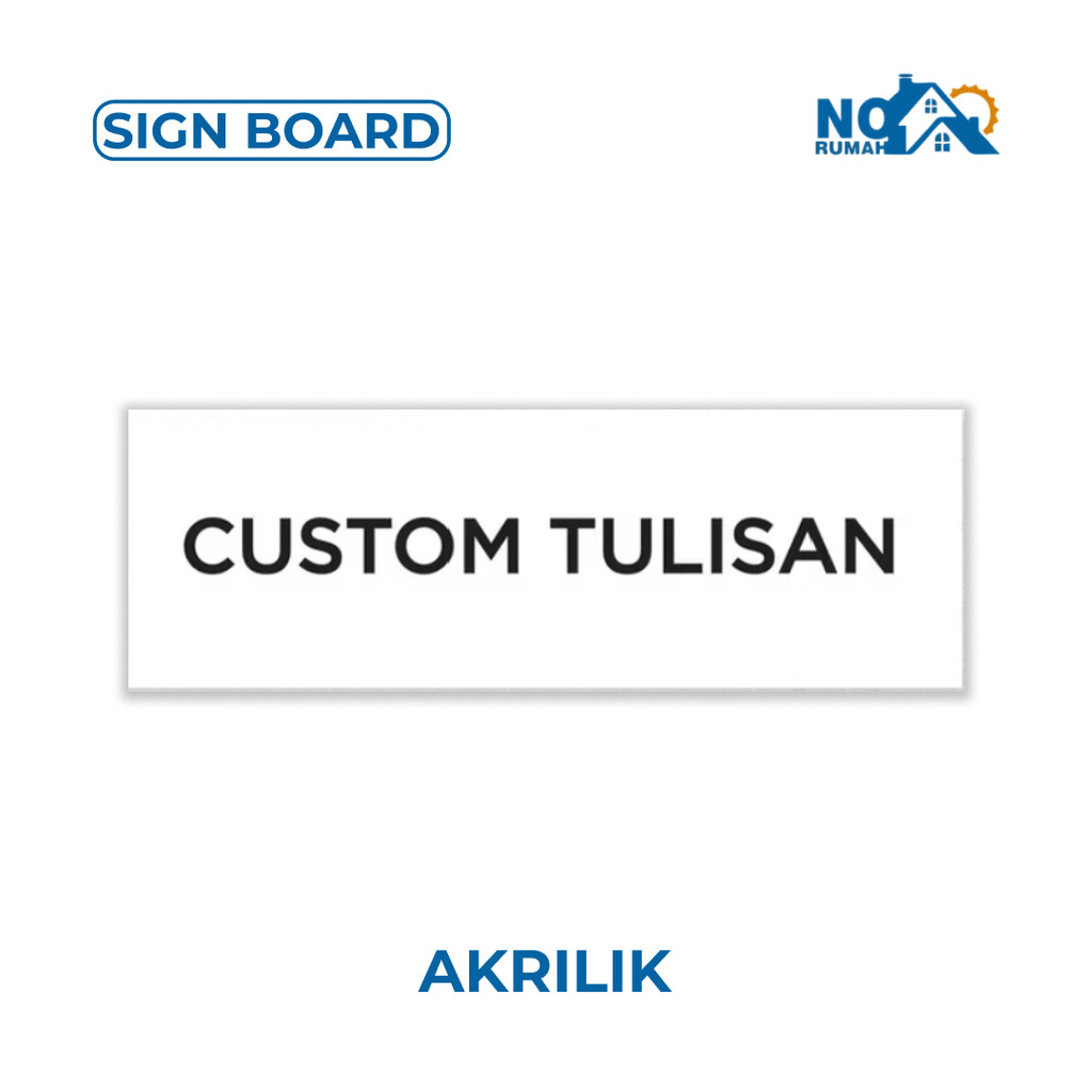 

Order Here Sign Akrilik Print Papan Rambu Nama Signage Label Acrylic Tempel Nama Ruangan Tempel