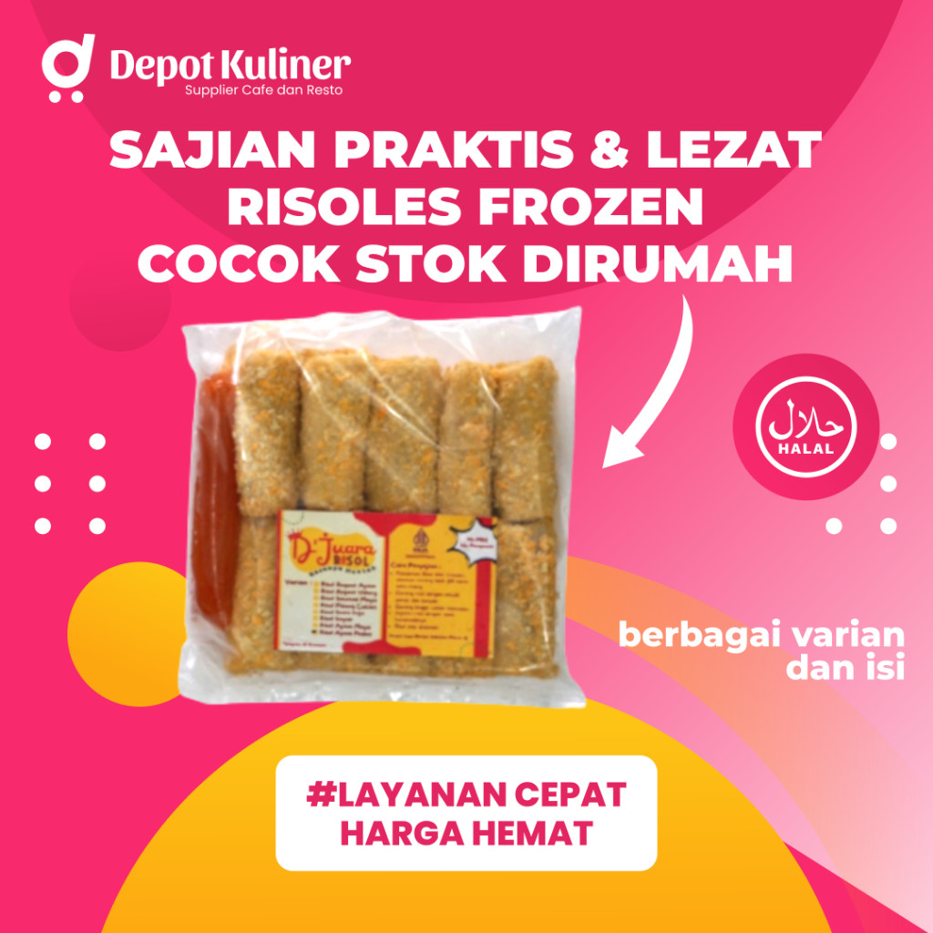 

Djuara Risol Frozen No Micin, No Pengawet