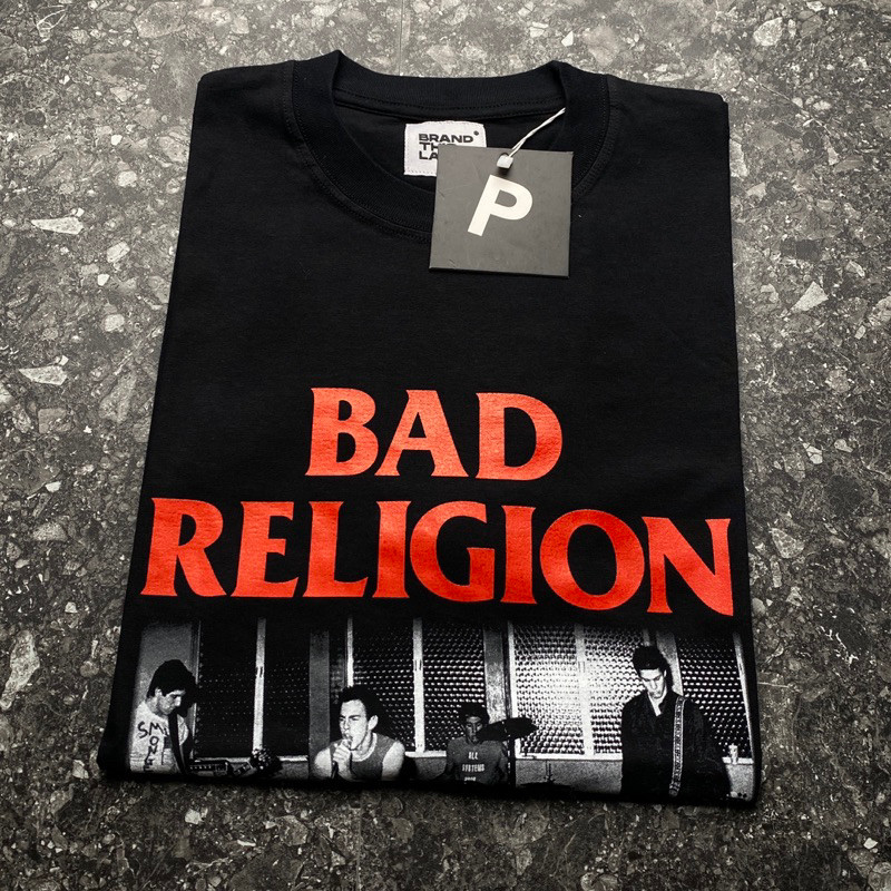 Kaos band BAD RELIGION - Perfomance Hitam Original Bootlag T-Shirt music