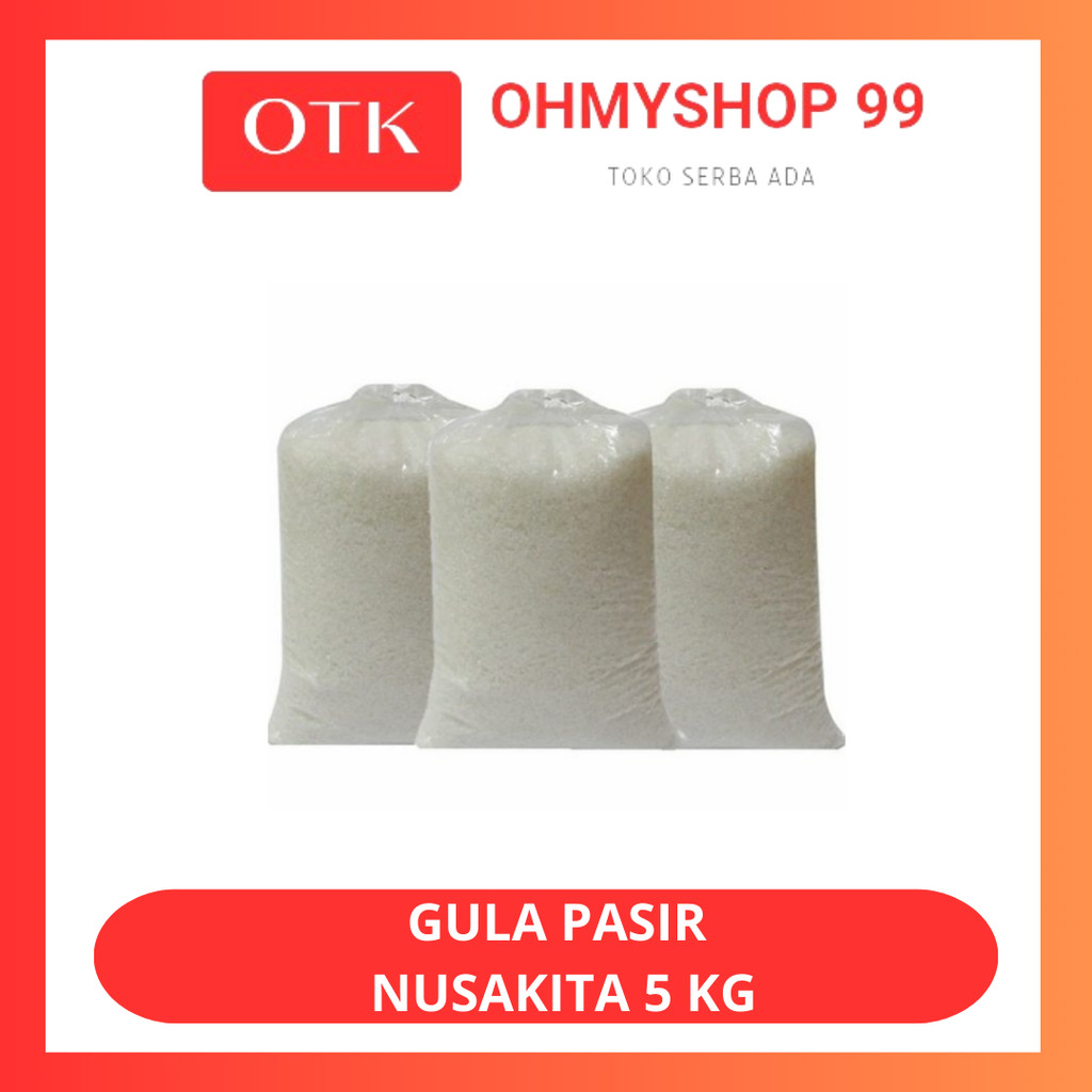 

Gula Pasir Gula Tebu Nusakita 5kg Repack