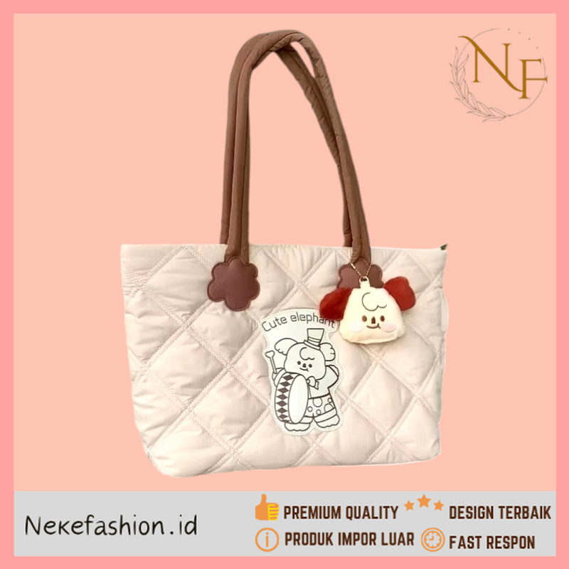 NEKE FASHION Premium Kualitas - Tas Totebag Wanita Tas Wanita Besar Tas Cewek Besar Tas Nylon Wanita