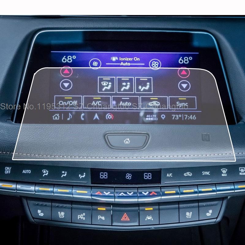

Tempered Glass Screen Protector film For Cadillac XT4 2019 2020 2021 2022 2023 Car Navigation car interior Accessories