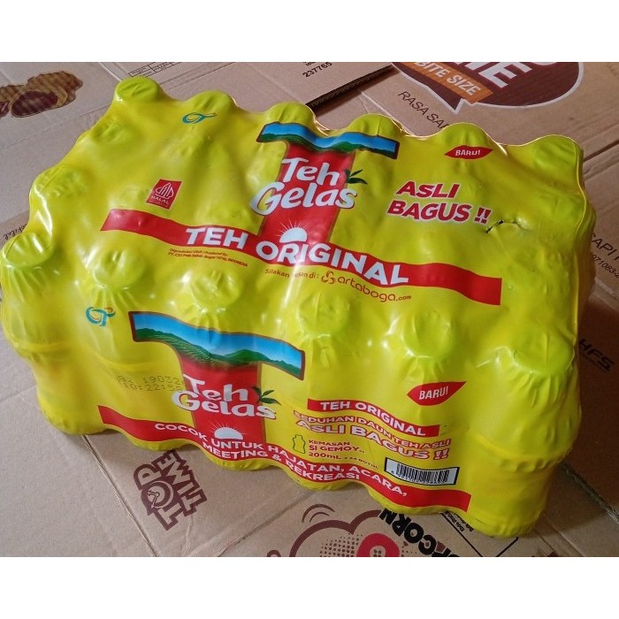 

TEH GELAS ORIGINAL 1 pack ISI 24 BOTOL