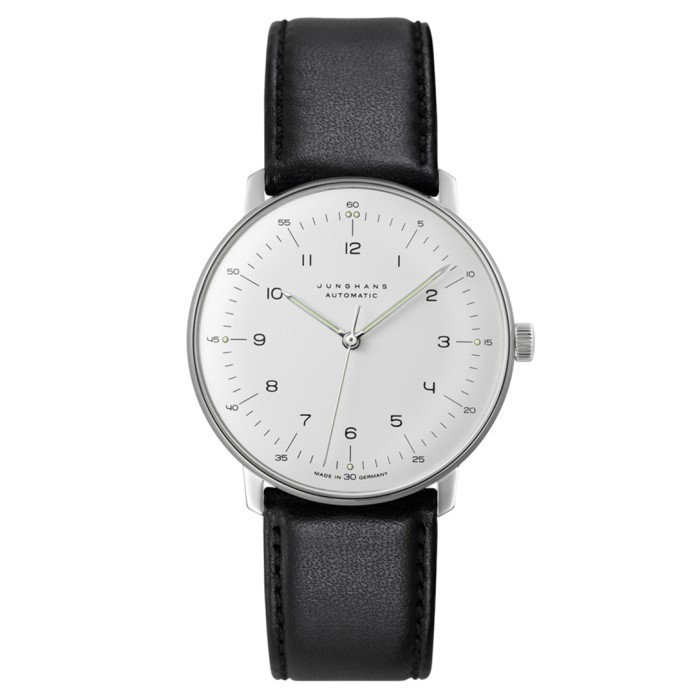 "Q.LnS" - TERLARIS Jam Tangan JUNGHANS Max Bill Automatic 27/3500 Silver Black