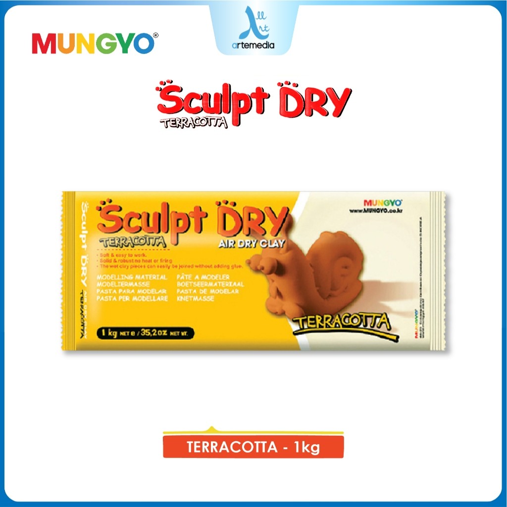 

Gramedia Surabaya - Mungyo Sculpt Dry Air Clay Modeling Material