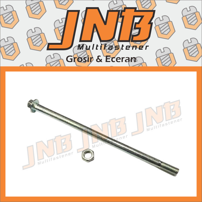 Baut As Garpu Motor Mio M12 245mm Fork Swing Arm + Mur Set