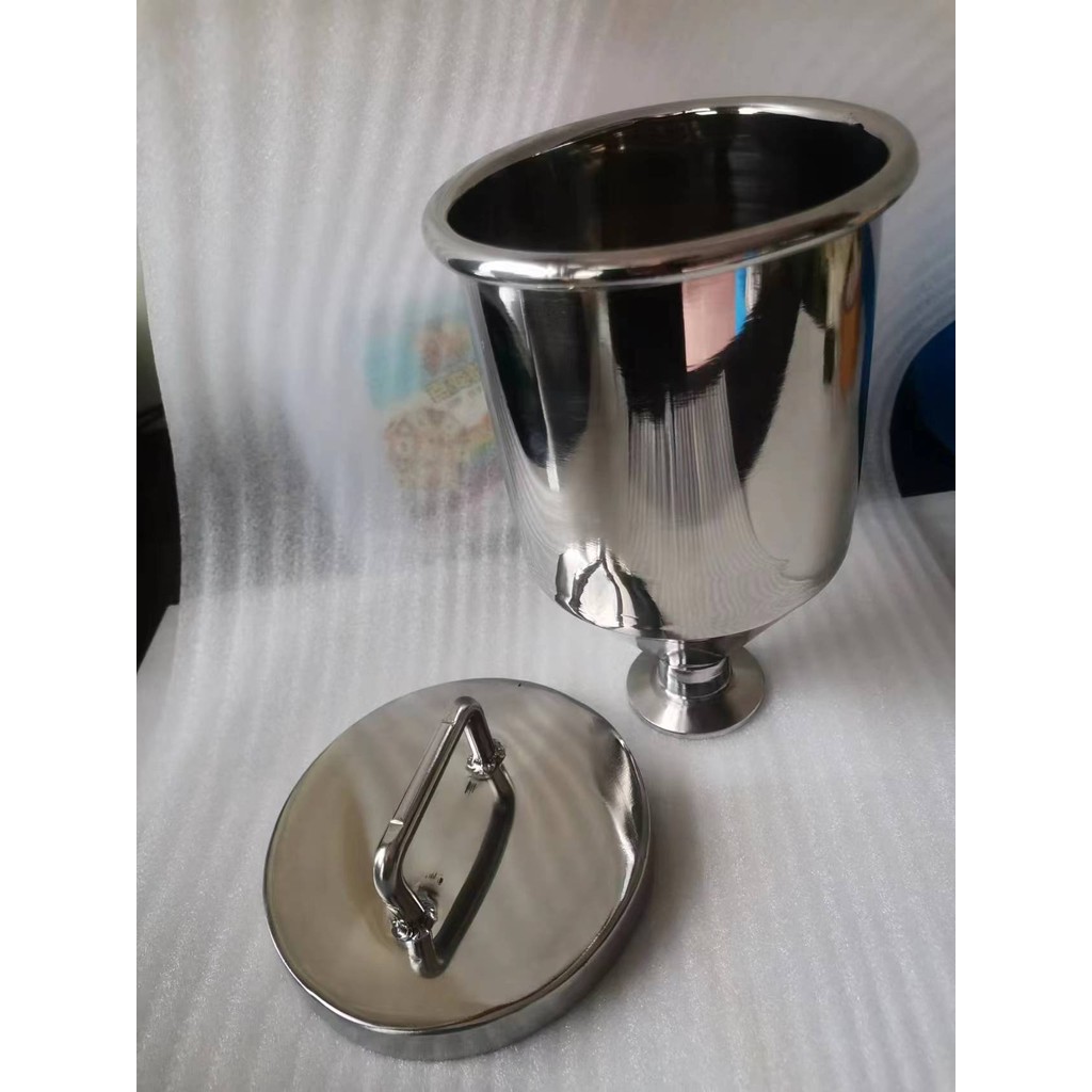 2L Stainless Steel Hopper Sanitary Brewing Beer Hopper Customize Liquid Powder Dosing Feeder Hygieni