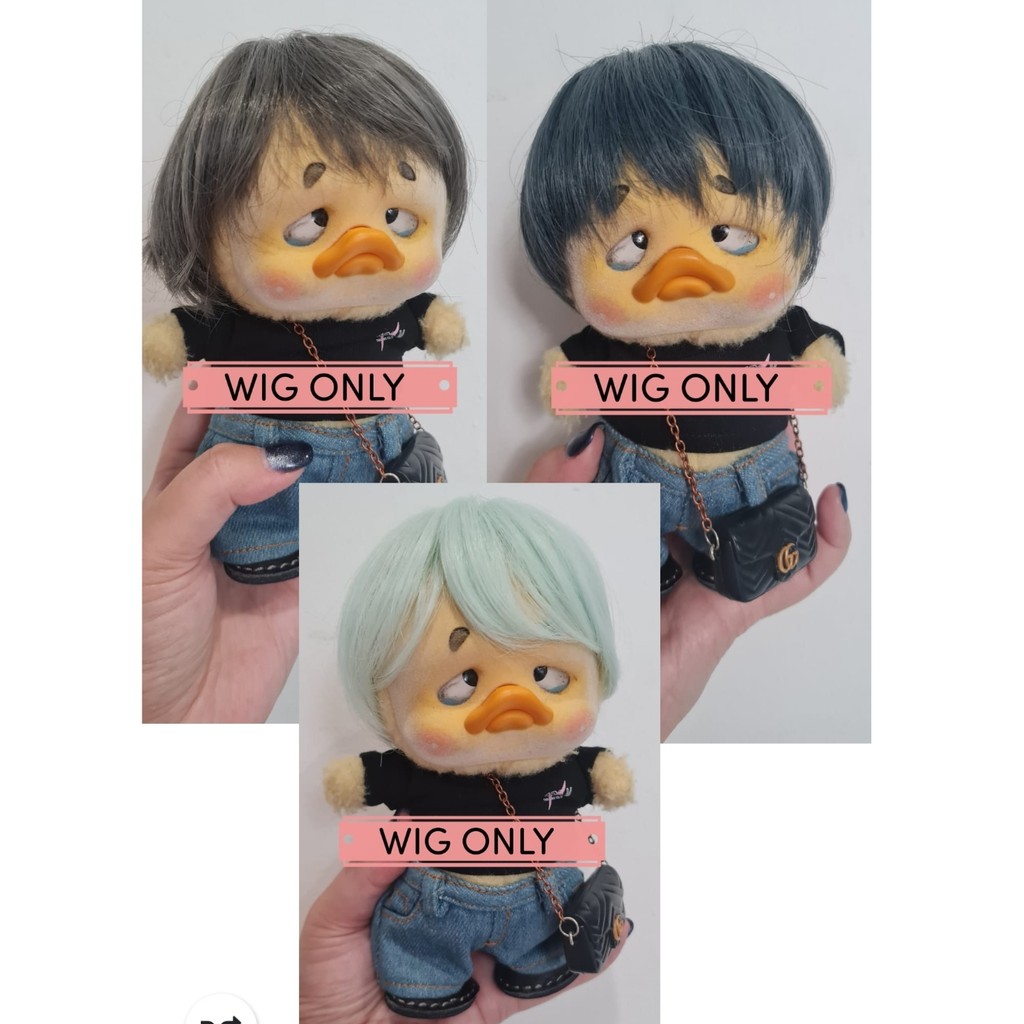 READY WIG FOR UPSET DUCK//WIG PONI SAMPING NEW/AKSESORIES WIG RAMBUT PALSU UPSET DUCK//WIG BONEKA UP