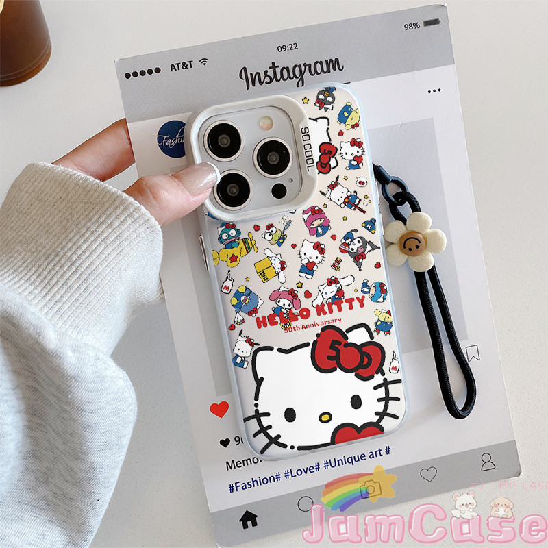 【Jam Case】case OPPO anak kucing kartun Casing ponsel cocok untuk OPPO A94 F17PRO Casing Anti PecahA5