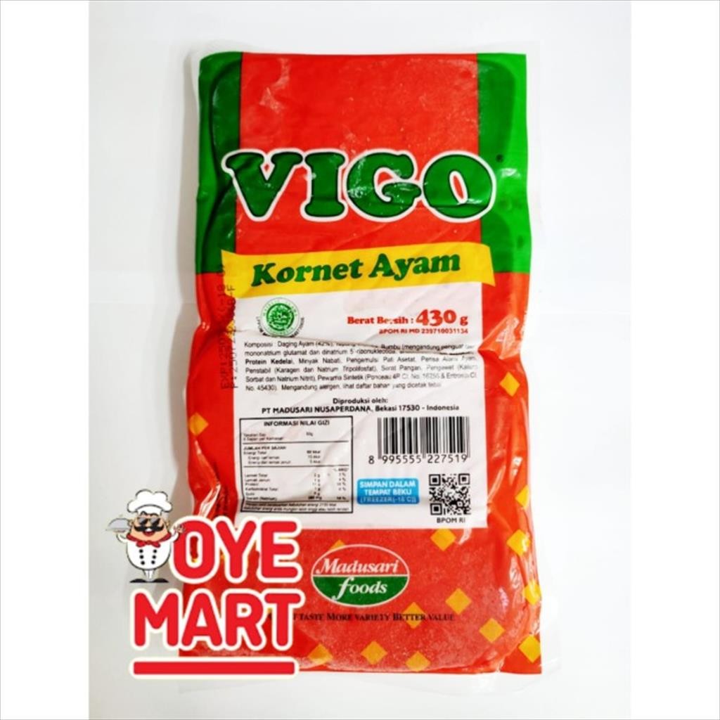 

VIGO KORNET AYAM BEKU 430GR