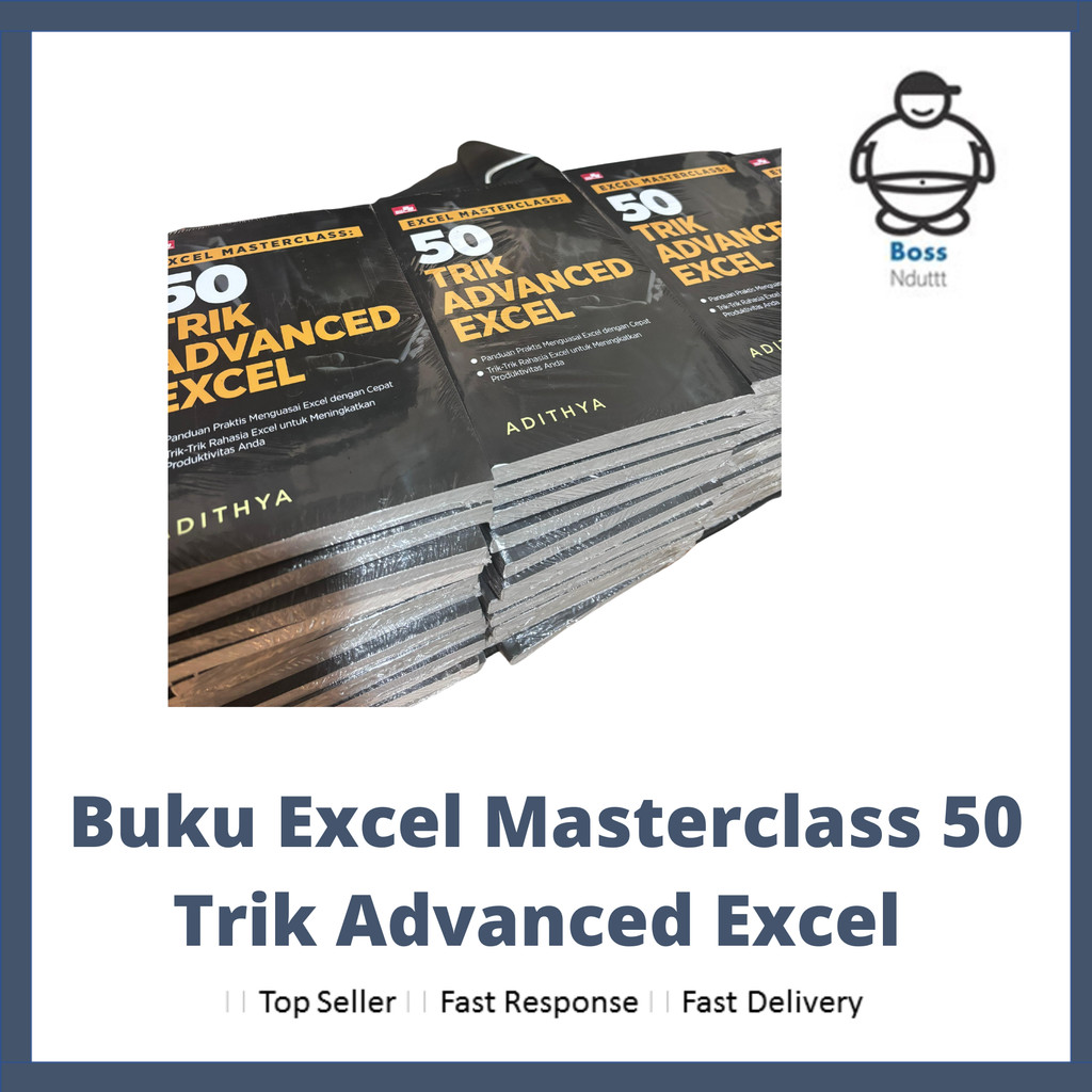 Buku Excel Masterclass 50 Trik Advanced Excel Bossexcel
