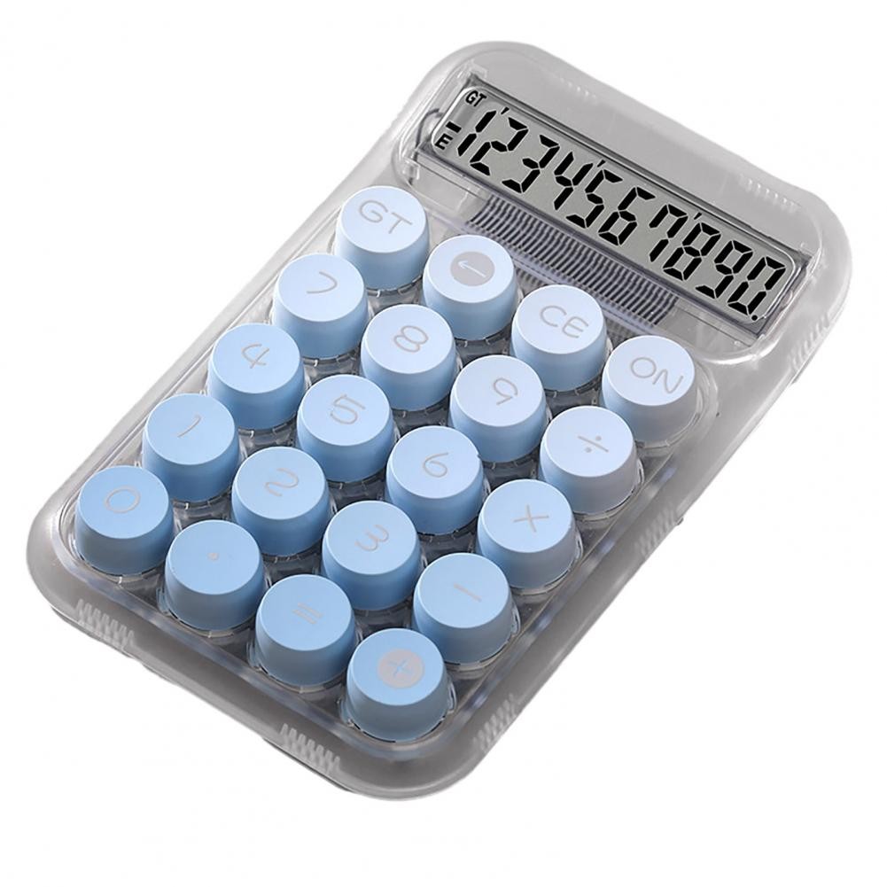 

Gradient Colour Desktop Calculator With Anti-Slip Pads 12-Digit Mechanical Keyboard Countertop Calculator Scientific