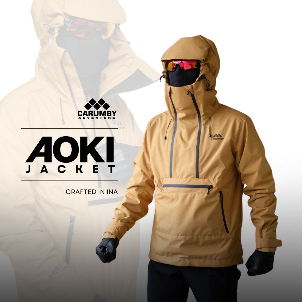 Jaket Gunung Gorpcore Carumby Aoki Waterproof