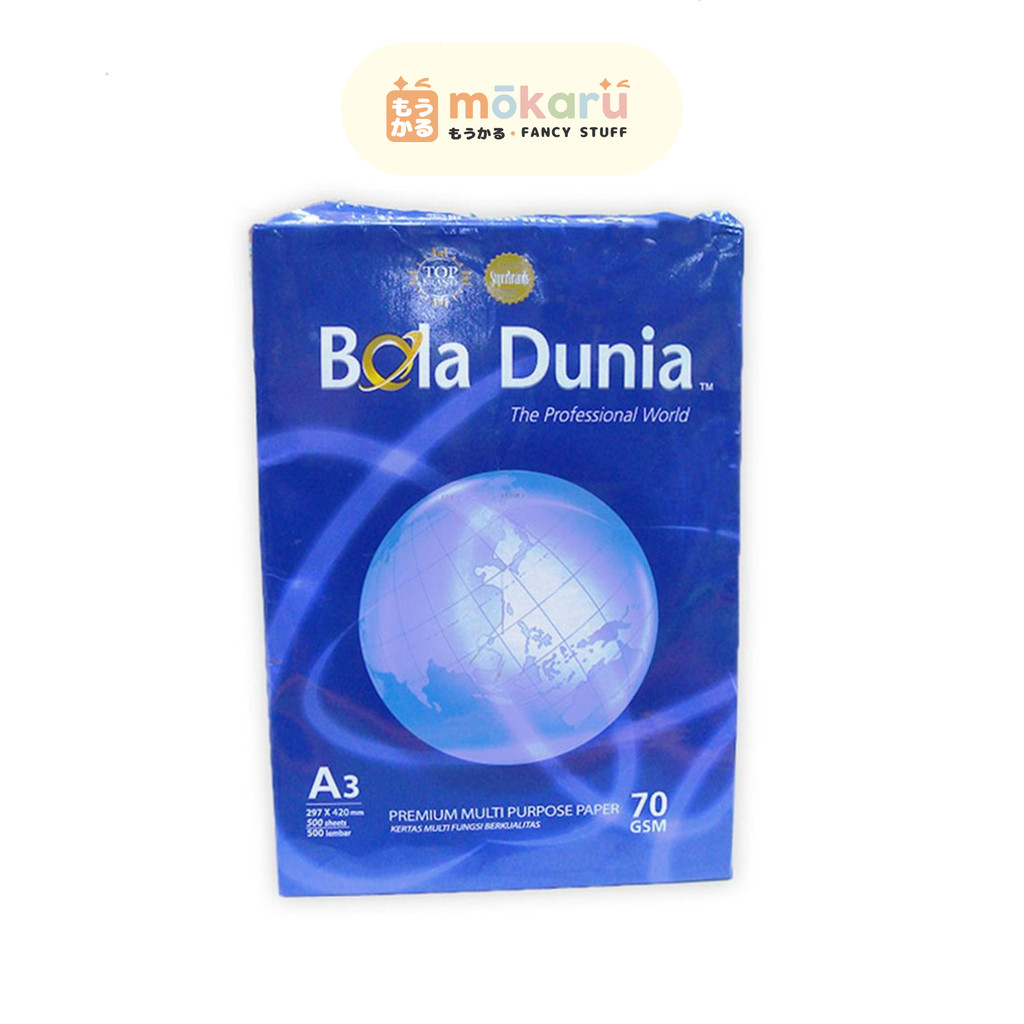 

Bola Dunia Kertas Print/Fotocopy A3 70GR