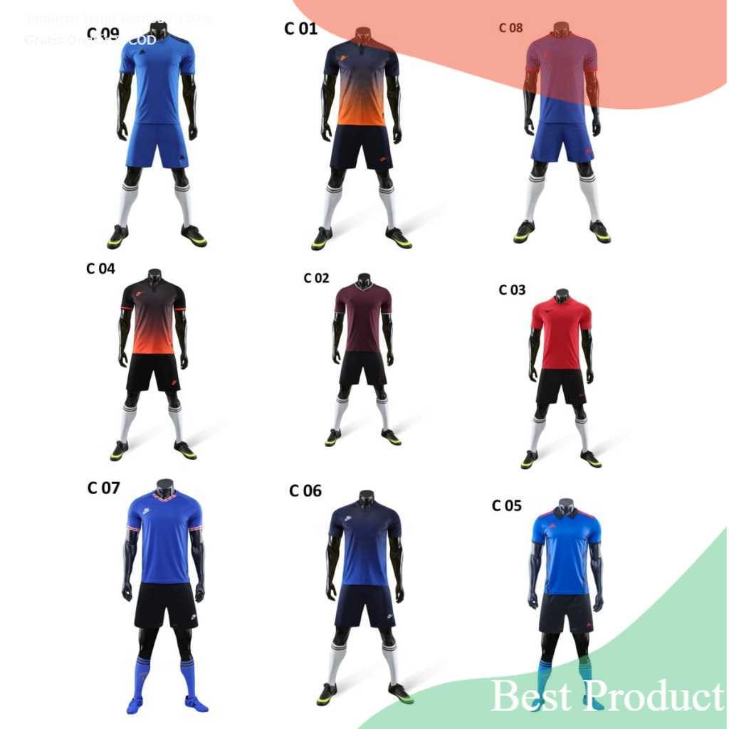 SETELAN JERSEY FUTSAL / JERSEY BOLA / BAJU FUTSAL GO PART 1#/ HITAM PUTIH KUNING