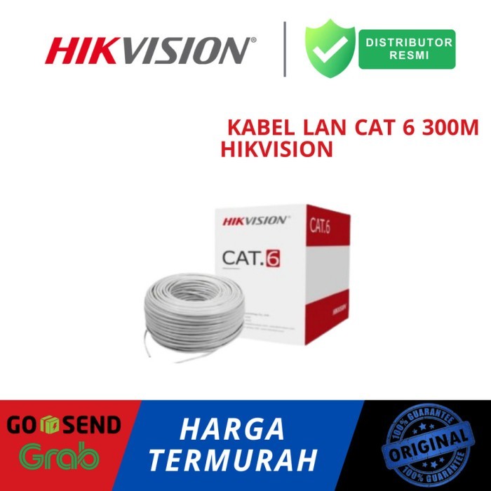 KABEL LAN CAT 6 300M HIKVISION, Kabel CCTV