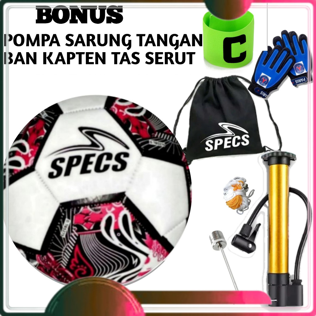 12.12 Bola Sepak Anak Murah Size 5 Bonus Pompa Jaring Pentil Ban Kapten