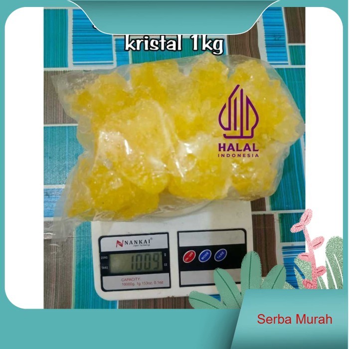 

gula batu kuning kristal angleng 1kg higienis 1 kg - kristal 1kg